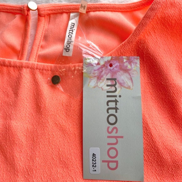 Red Dress Boutique Orange Shift Dress Size Large - Picture 13 of 13